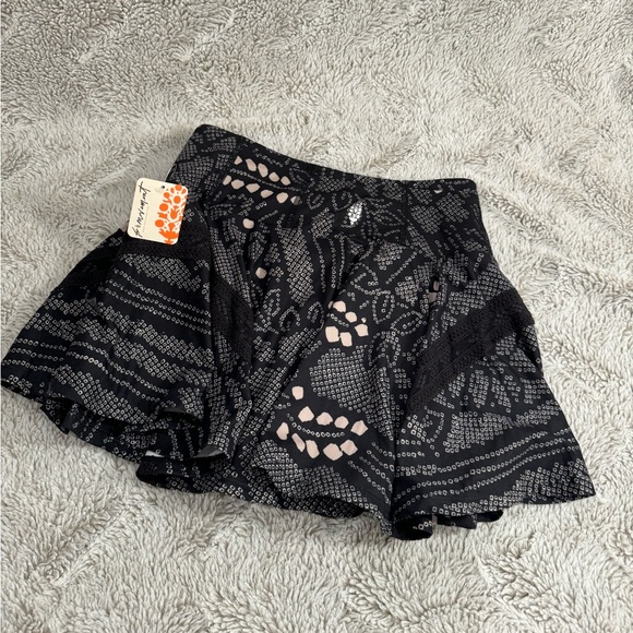 FP Movement by Free People Dresses & Skirts - Black Skort with Lace Details - Elegant & Sporty!
